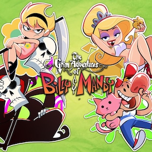 The Grim Adventures of Billy and Mandy - Vinyl Stickers
