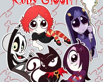 Ruby Gloom Vinyl Stickers - Etsy