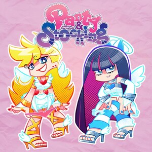 panty and stocking card sleeves Anime Panty & Stocking with Garterbelt Credit Card Skin Stocking Anarchy Matte Stickers for VISA Bank Card JCB and Mastercard