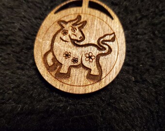 Chinese Zodiac Year of the Ox Necklace