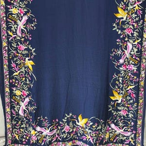 Authentic Parsi Saree, Pure Silk Banarasi saree, Parsi handcrafted ,wedding saree, hand embroidered blouse, Pure crepe de Chine