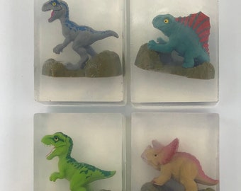 Jurassic World Dinosaur toy soaps