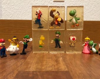 Mario Soap with toy figure inside