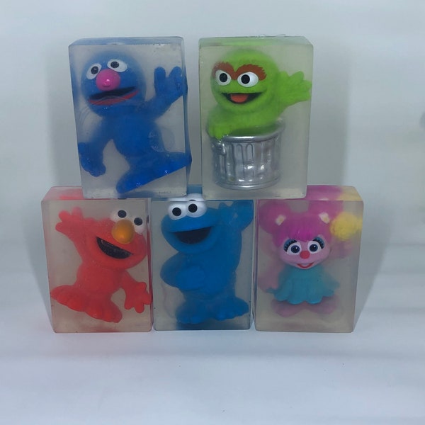 Sesame Street toy soap