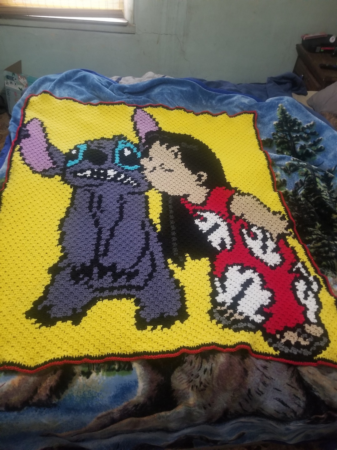 Lilo and Stitch Blanket - Etsy