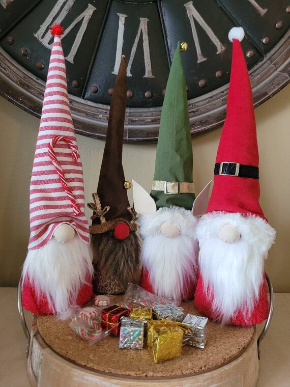 Christmas Gnome Caracters Christmas Gnomes decor Farmhouse | Etsy