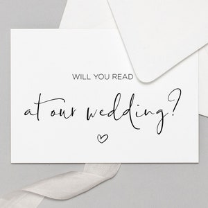 Werden Sie an unserem Hochzeitstag lesen druckbare Karte, elegant, Geschenk für Brautparty, Vorschlag fragen Karte, digitaler Download, Instant File