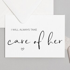 Ich werde immer auf ihren Hochzeitstag aufpassen, Hochzeitsgeschenk für Schwiegereltern, Bräute Mama & Papa, digitaler Download, printable