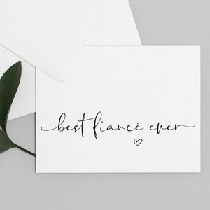 Afdrukbare Valentijnsdagkaart voor verloofde, trouwkaart voor bruidegom, Valentijnsdag voor vriend, Vday cadeau voor vriendin, digitale download DIY