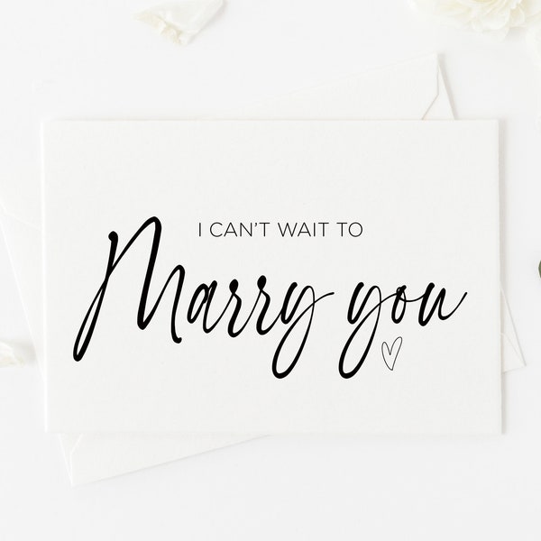 Digital To My Groom On Our Wedding Day Printable Digital Card, I Can't Wait to Marry You, Gift for Husband From Bride, Instant Download