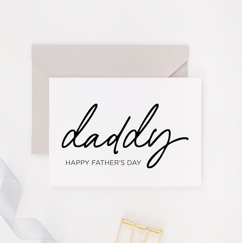 Printable Happy First Fathers Day Downloadable Card, Best Daddy, New ...