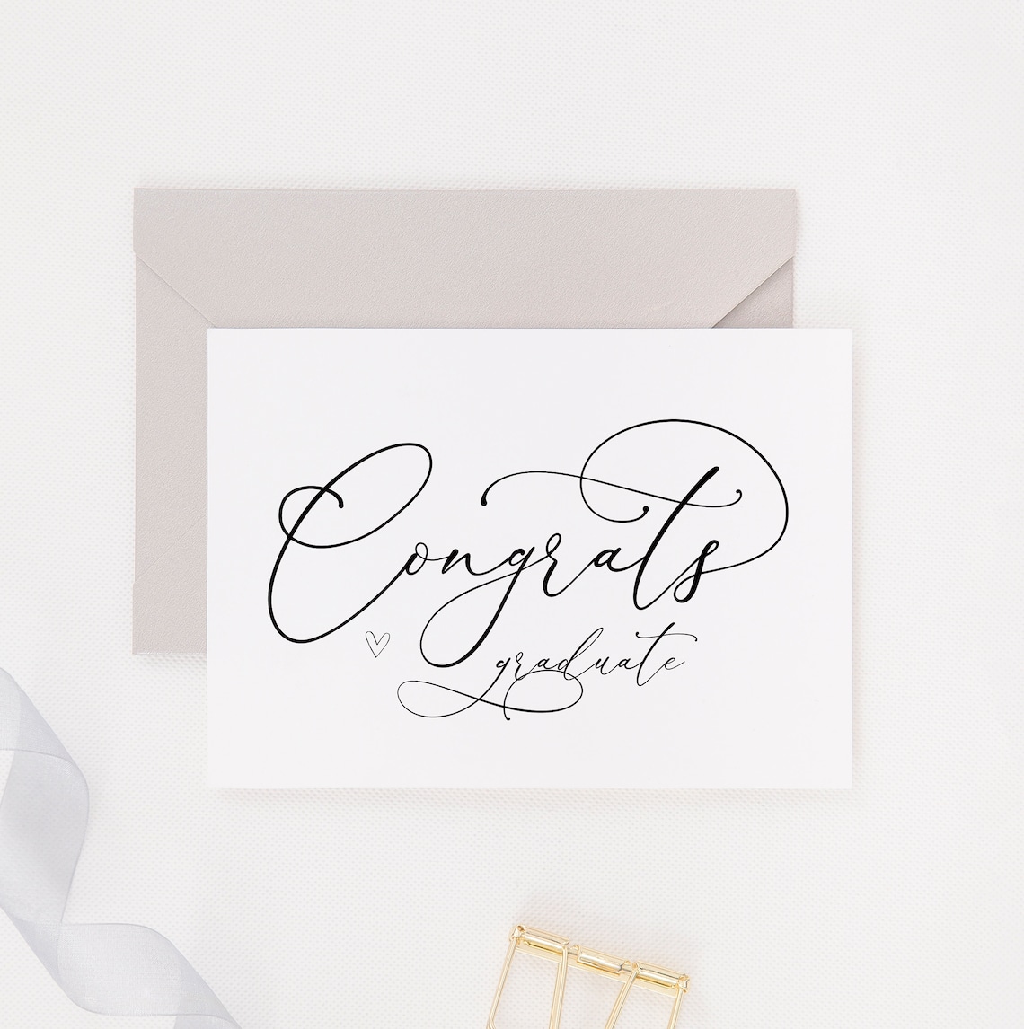 Printable College Graduation Congratulations Card, High School Grad ...