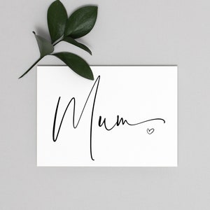 Carte téléchargeable numérique bonne fête des mères, fête des mamans, nouveau cadeau de maman, de la fille de fils, téléchargement, carte de maman bricolage, carte de voeux imprimable
