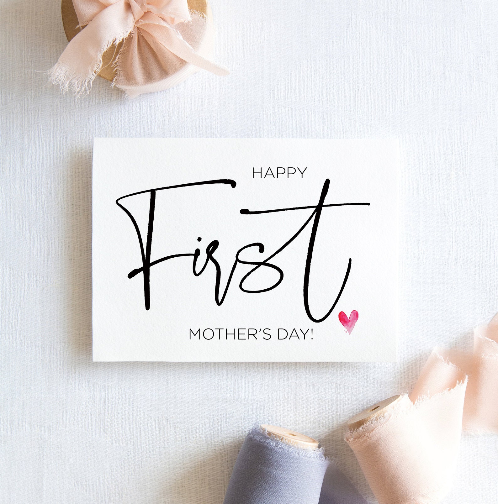 Digital Happy First Mothers Day Downloadable Card 1st Mothers Etsy UK