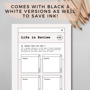 Wheel of Life - Level 10 Life Goal Planner - Fillable Printable Life ...