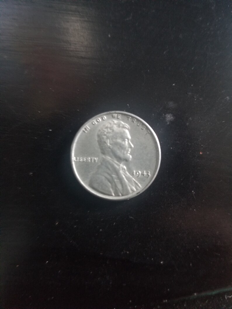 1943 Silver Wheat Penny Etsy