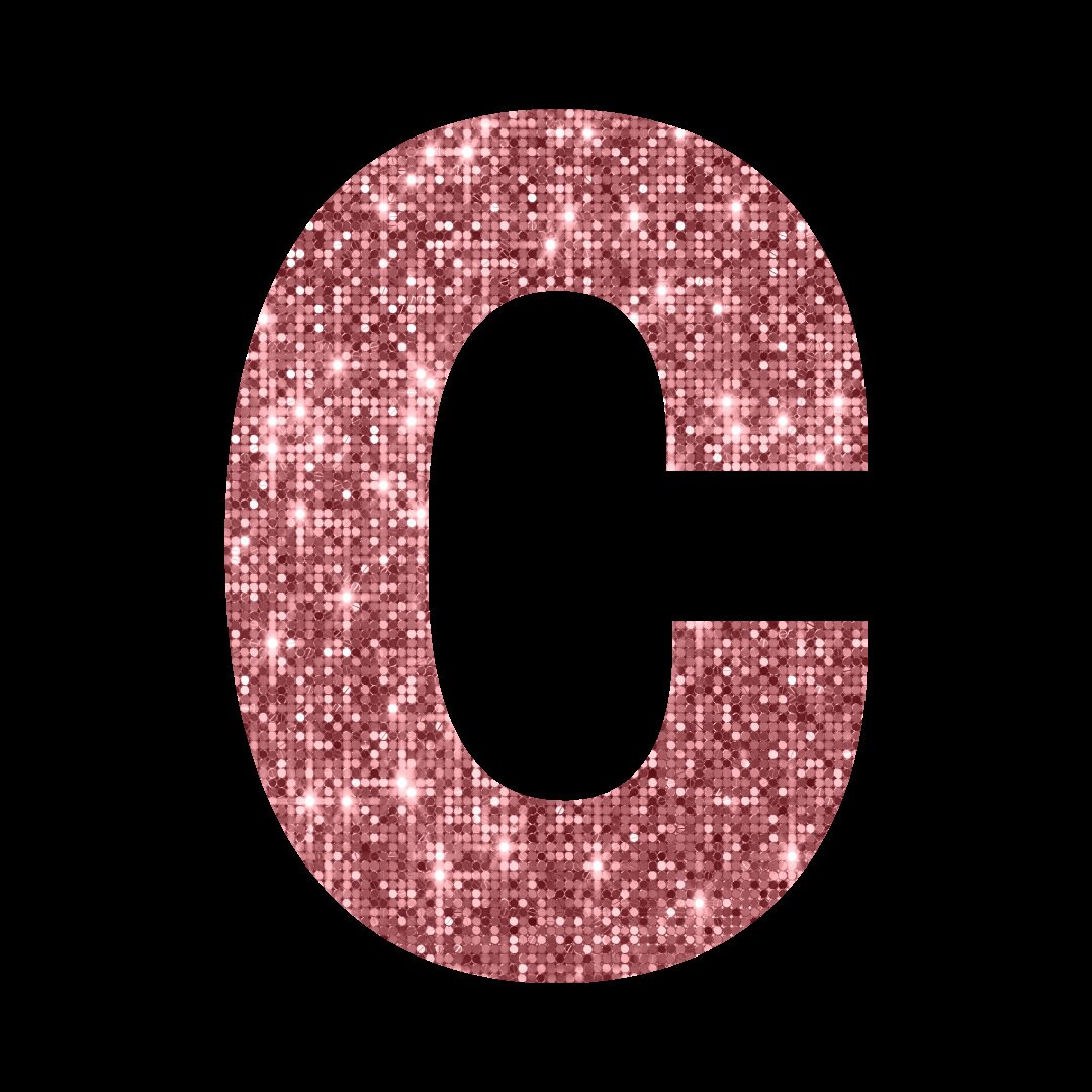 Rose Gold Sequins Letters and Numbers, Rose Gold Glitter Alphabet, Rose ...