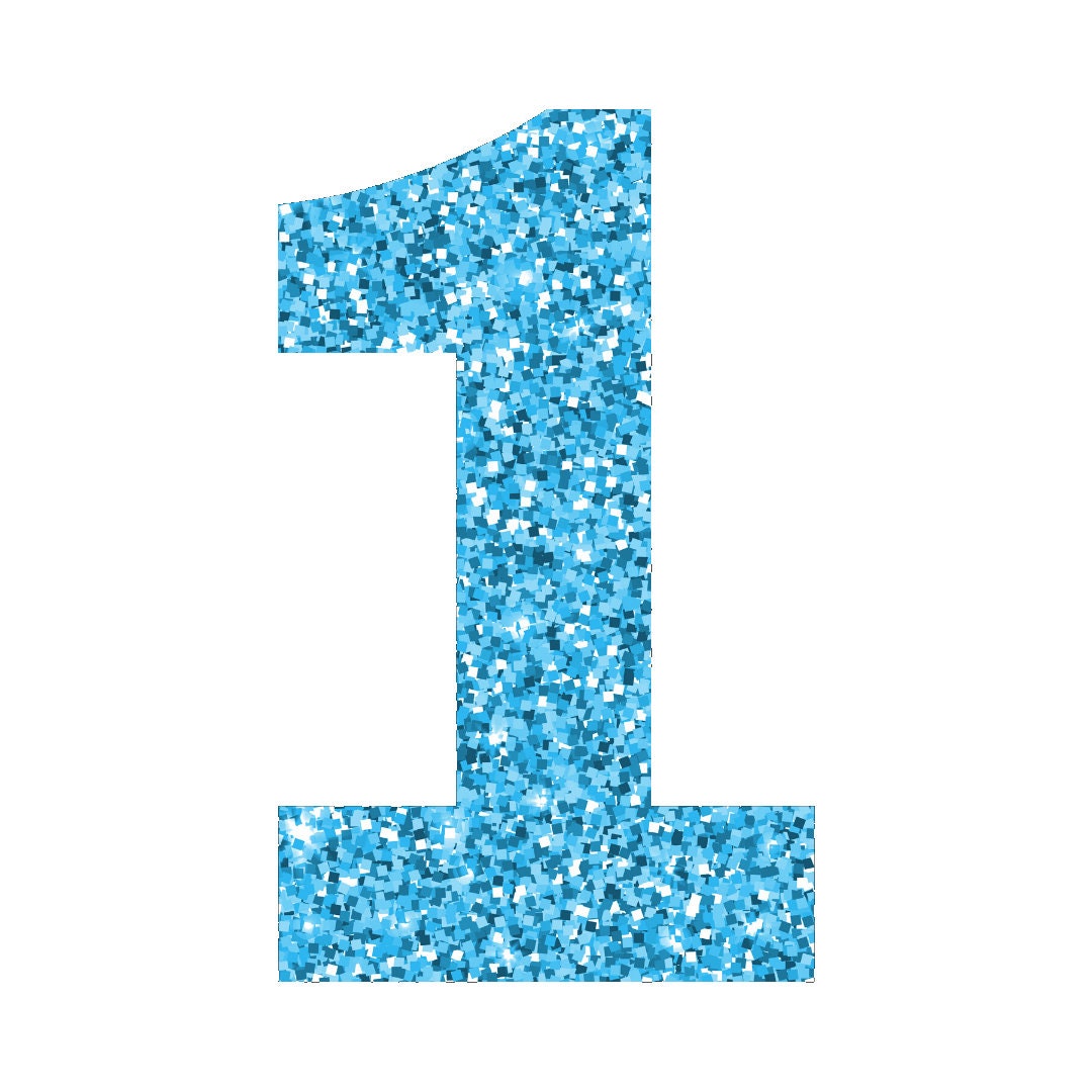 Blue Glitter Letters and Numbers, Blue Glitter Alphabet, Blue Glitter