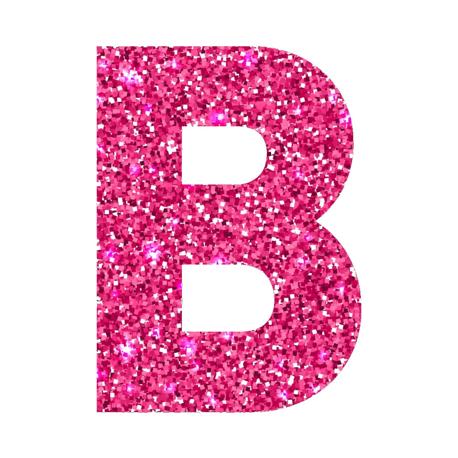 Pink Glitter Letters and Numbers, Pink Glitter Alphabet, Pink Glitter ...