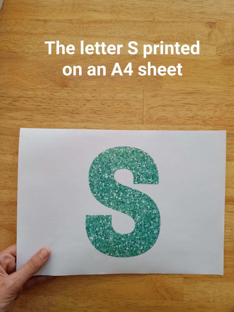 Green Glitter Letters and Numbers, Green Glitter Alphabet, Green ...