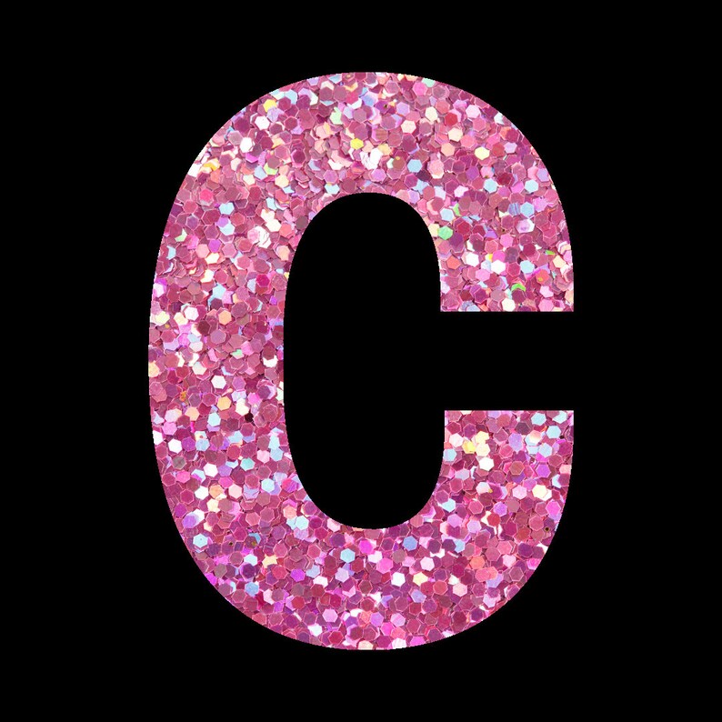 Pink Confetti Letters and Numbers Confetti Alphabet Pink Etsy Canada