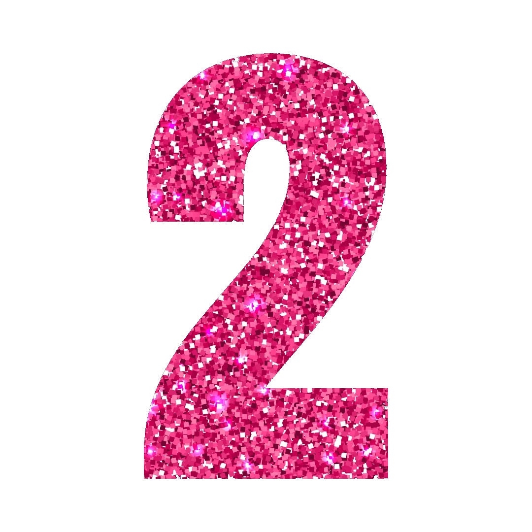Pink Glitter Letters and Numbers, Pink Glitter Alphabet, Pink Glitter