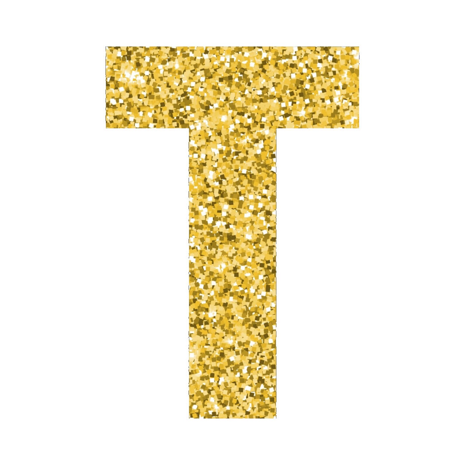 Gold Glitter Letters and Numbers PNG Etsy