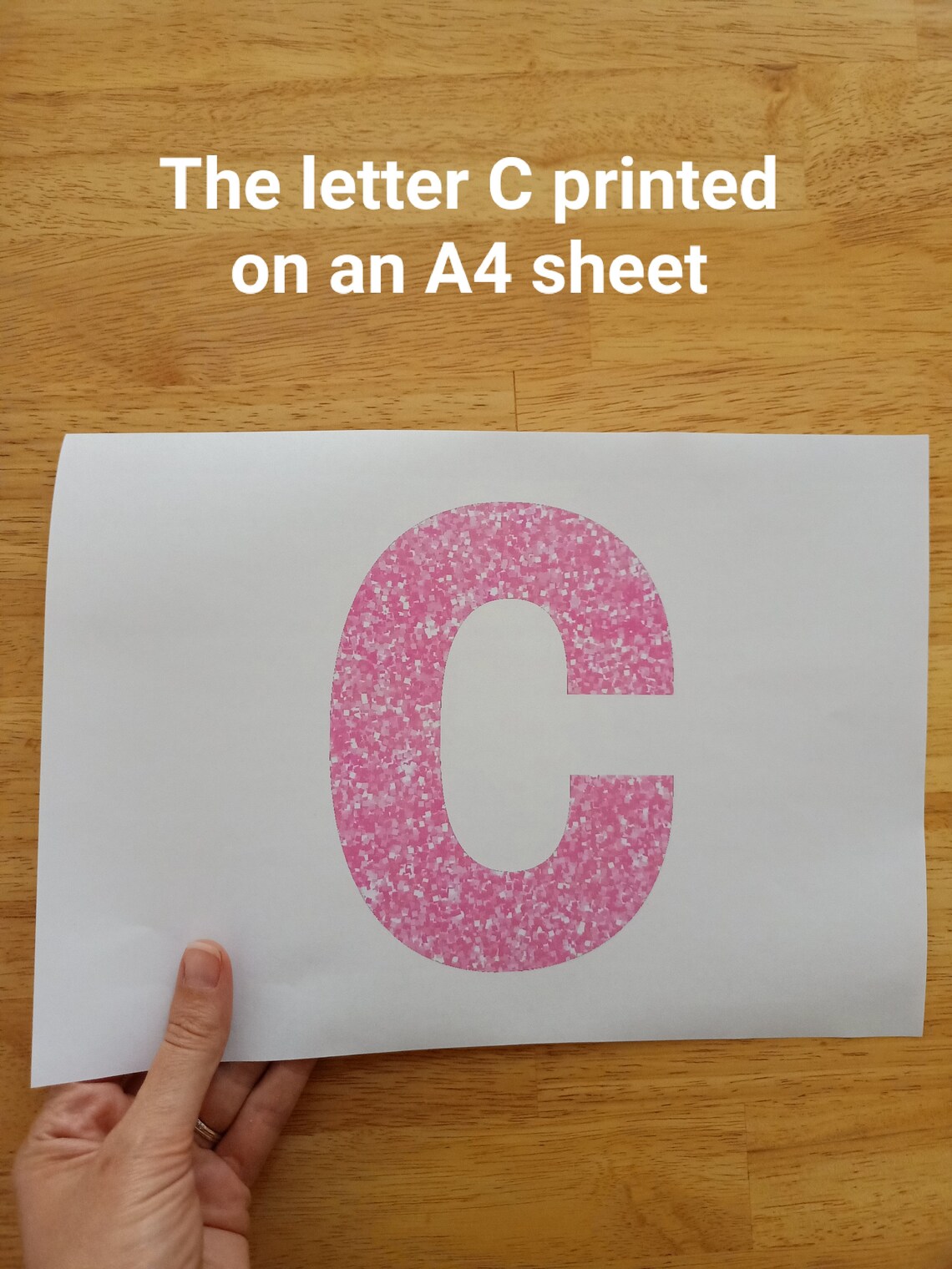 Baby Pink Glitter Letters and Numbers, Baby Pink Alphabet, Baby Pink ...