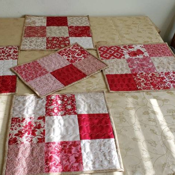 Quilted Placemats Etsy