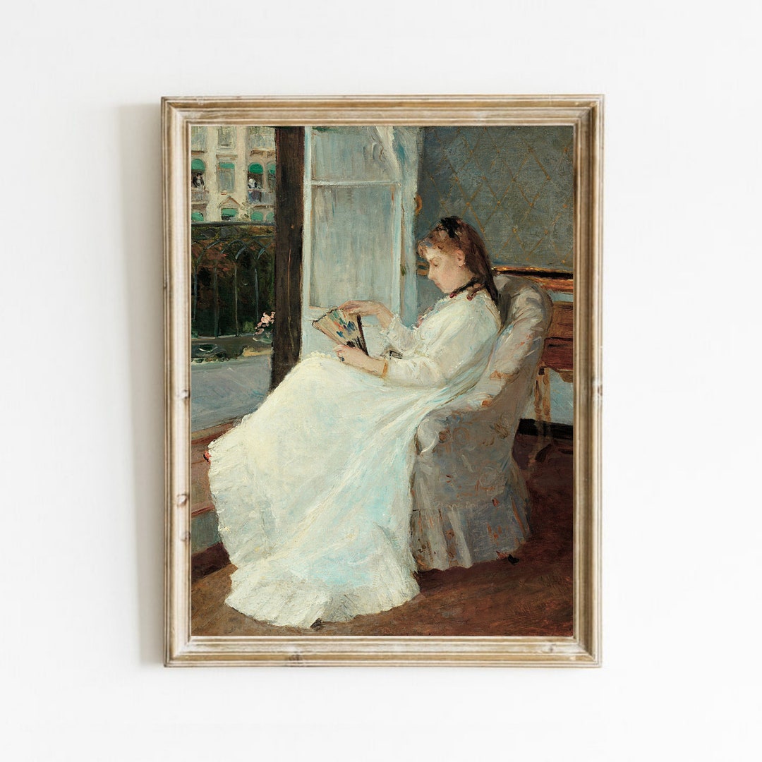 Woman Portrait Print, Vintage Portrait Oil Painting, Antique Wall Art ...