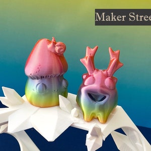 Forrest Blobs - Small 3d Prints - Free Shipping - Made in the USA