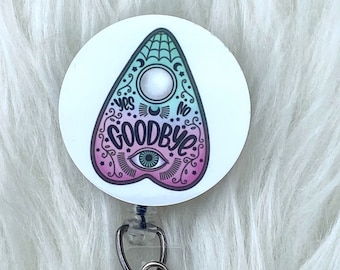 Ouija Planchette Badge Reel or Pin
