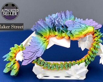 Flexible Articulated Flying Dragon/Flying Serpent - 3d Printed - Free Shipping - Made in the USA