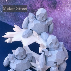 Flexibele gelede Golem - Rocky Boy - 3d Geprint - Gratis Verzending - Made in the USA