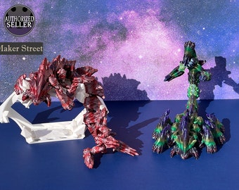 Articulated Dune Striker Dragon - 3d Printed - Many Color Options - Free Shipping - Made in the USA