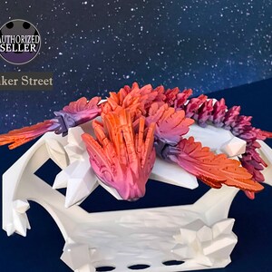 Baby Articulated Flying Serpent Dragon - 3d Printed - Many Color Options - Free Shipping - Made in the USA
