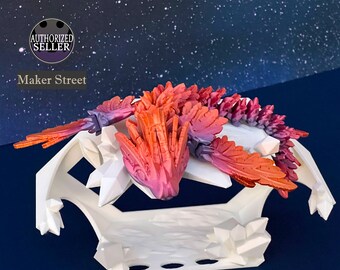 Baby Gelenkschlange Drache - 3d gedruckt - Viele Farboptionen - Kostenloser Versand - Made in the USA