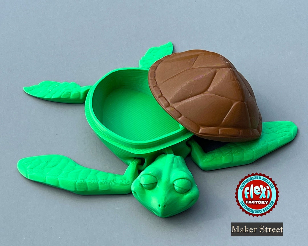 Turtle Trinket Box - 3d Printed - Free Shipping - Made in the USA - Etsy