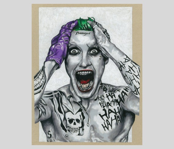 Suicide Squad Joker Etsy Suicide Squad Joker Etsy