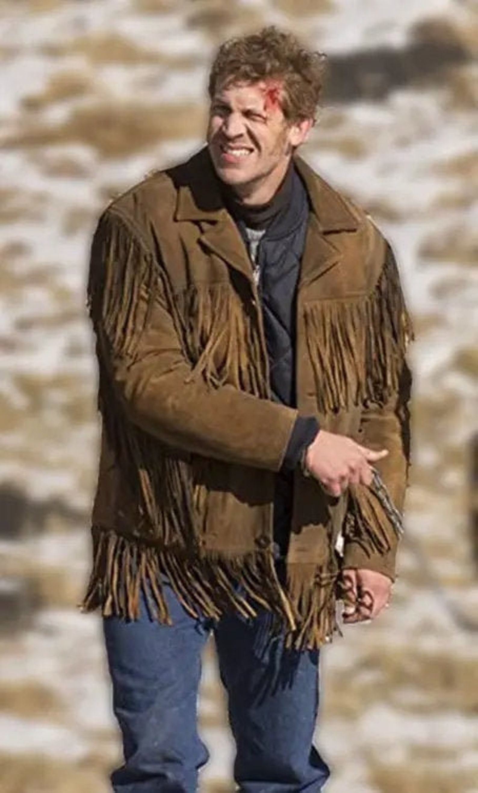 Mr Wrench S03 Russell Harvard Fargo Suede Leather Fringe Etsy