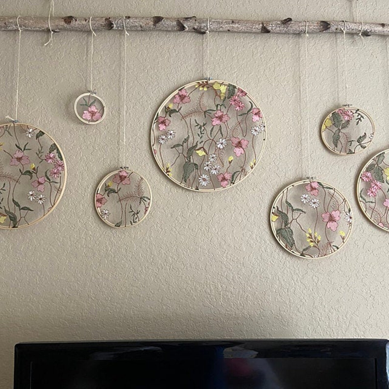 Embroidery Wall Hangings DecorationWall CoveringHandmade Etsy