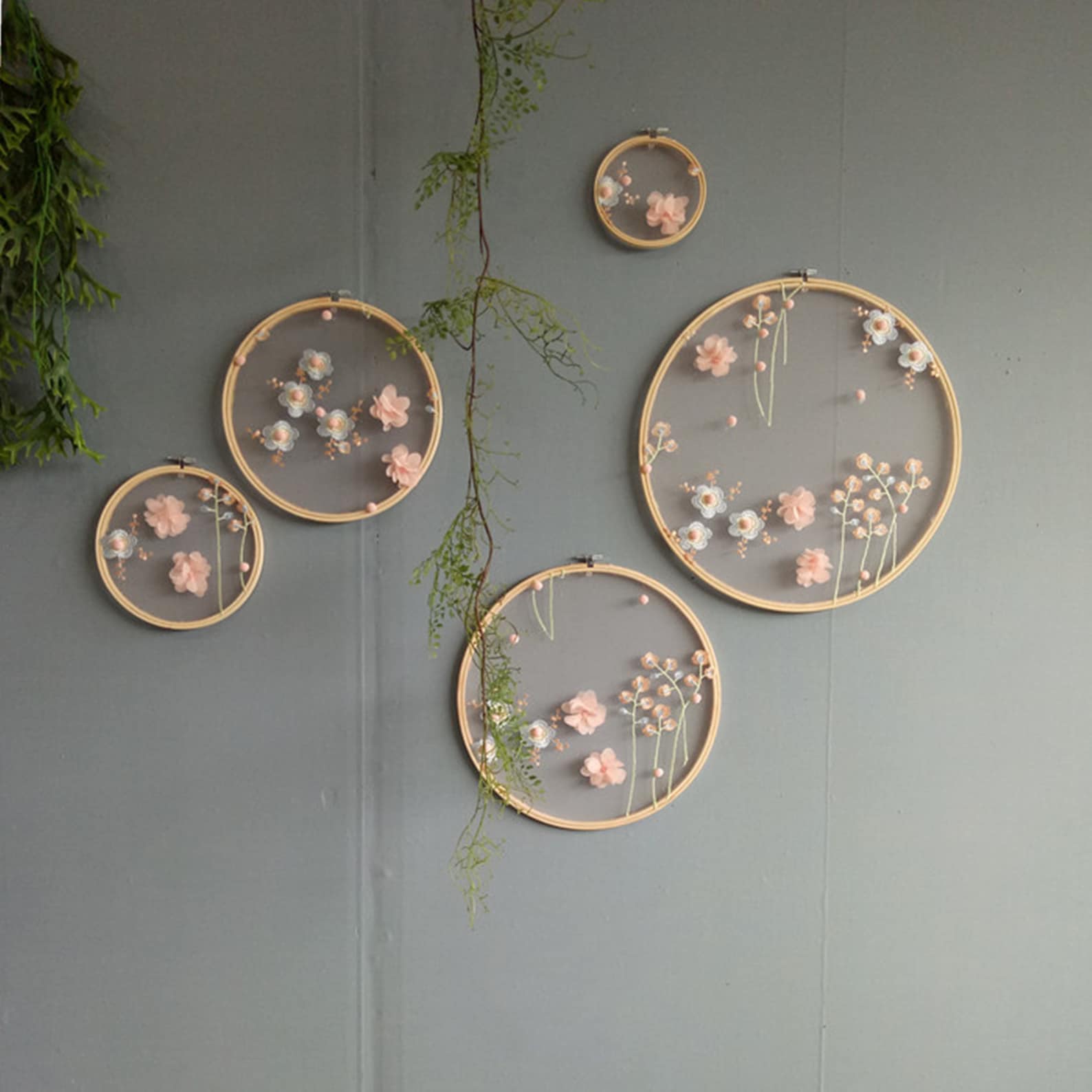 Embroidery Wall Hangingswall Decorationart Etsy