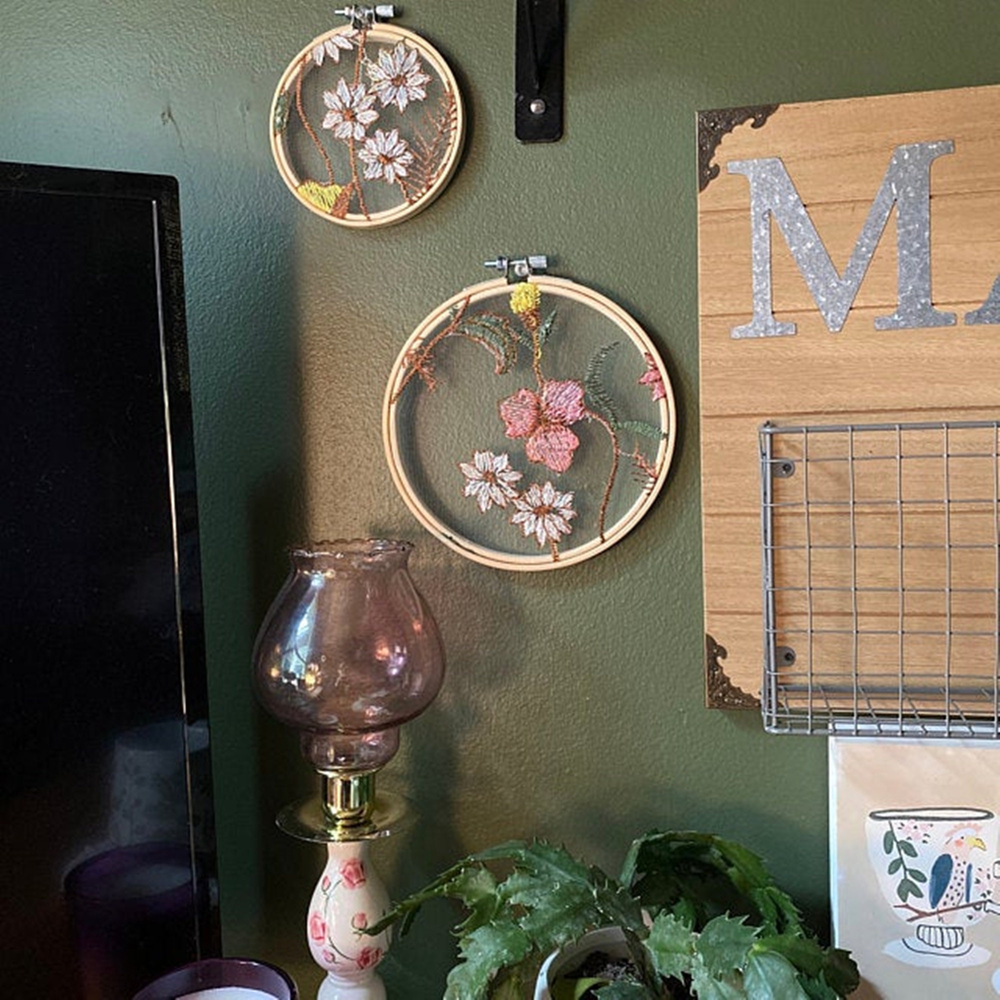 Embroidery Wall Hangings DecorationWall CoveringHandmade Etsy