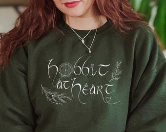 Tolkien inspiriert Sweatshirt Fantasy Shirt Shire Shirt Bücherwurm Shirt Gefährten Shirt Elfen Tolkien NERDY Fan Geschenk Lese Shirt