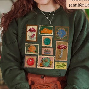 Autumn Shire Sweatshirt Tolkien inspired fantasy shirt vintage stamp Bookish shirt Fellowship shirt Tolkien sweatshirt NERDY fan gift forest gildan sweatshirt