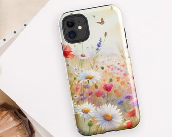 iPhone® Tough Case Wildflowers Tough Case Impact Resistant Shock Absorbing Gift Idea