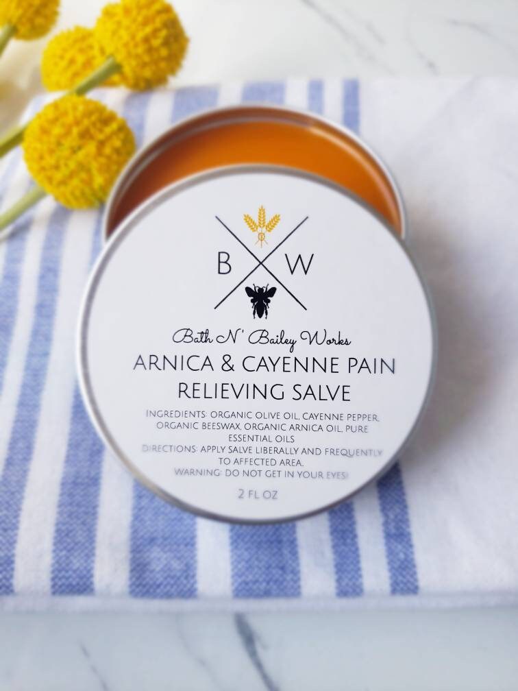 Arnica & Cayenne Pepper Salve / Arthritis Muscle and Joint Etsy