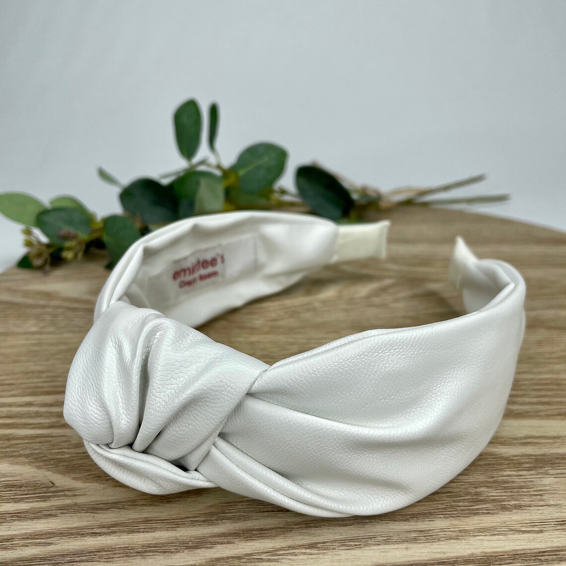 Faux Leather Knot Headbands Faux Suede Metalic Hair Etsy