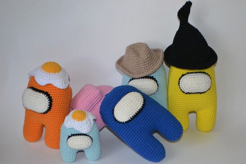 among us crochet plush pattern free