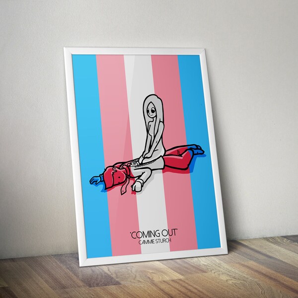 Coming Out Special Edition Transgender Day of Remembrance Print Male to Female Trans woman (MTF)